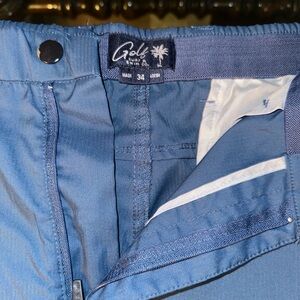 Golf/ casual shorts, size 34, blue color